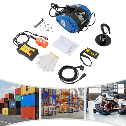 Elektrische Takel – Elektrische Hijskraan – Stevige Takel – Industriële Takel – 1500W Motor – 250 Kg Capaciteit