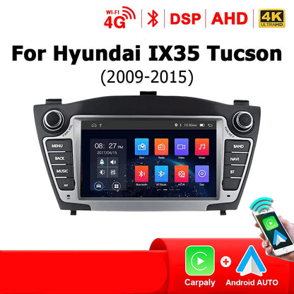 Autoradio – Auto Stereo – Carplay Radio – Multimedia Systeem – 2-DIN – 7" Touchscreen – Android 14 – 4G LTE Connectiviteit