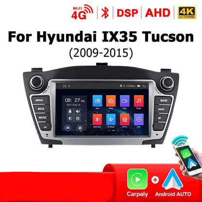 Android Autoradio – Auto Stereo – Multimedia Systeem – 2 Din Radio – Carplay Navigation – 7'' Touchscreen – Android 14 OS – 4G LTE Connectiviteit