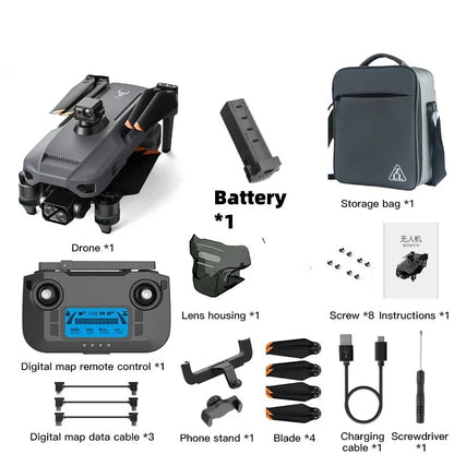 Drone – Mini Drone – Camera Drone – Compact Drone – 4K Ultra HD Video – 40 Minuten Vliegtijd – GPS Ondersteuning