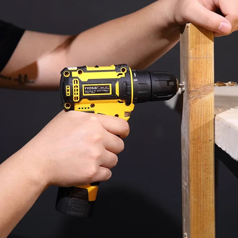 VVOSAI 16V MAX Brushless Cordless Drill 32N.m Electric Screwdriver 25+1 Torque Settings 2-Speeds MT-Series Power Tools - QUORE