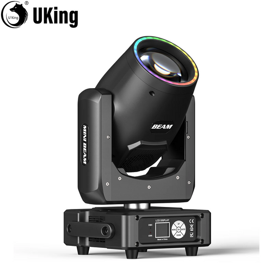 Movingheadlicht – Discolamp – Podiumverlichting – DJ Licht – RGBW LED – EU Plug – 230W Helder Licht – 14 Gobo Patronen - QUORE