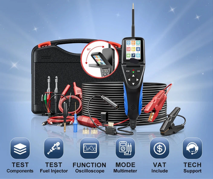 Circuittester – Multimeter – Spanningsmeter – Automatische Detectie – Oscilloscoop – 6-in-1 Functie – Injectortest