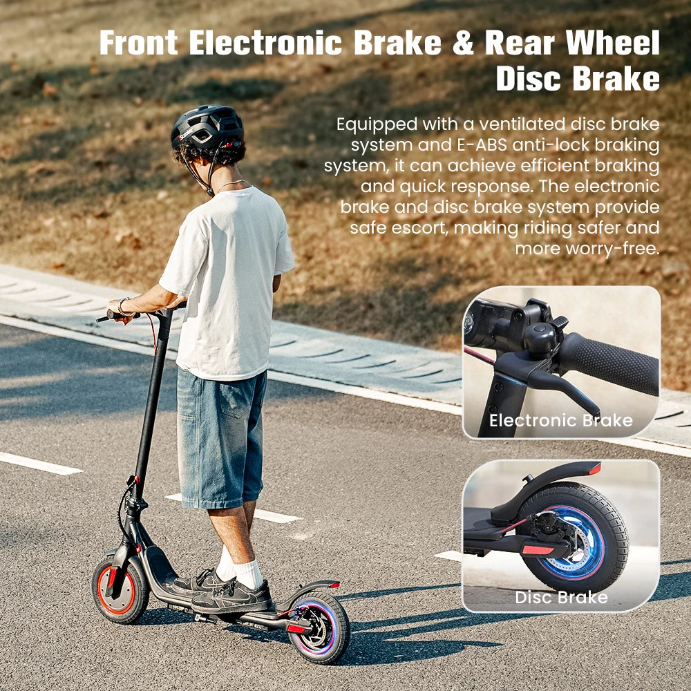 Scooter - Elektrische Step - E-Scooter - Opvouwbare - met Koplampen - Achterlichten - 36V - Oplader - EU-stekker - 8.5 Inch Honingraatband - 7.5Ah - 500W - 30km/h - IP54 -112 x 48 cm - Zwart