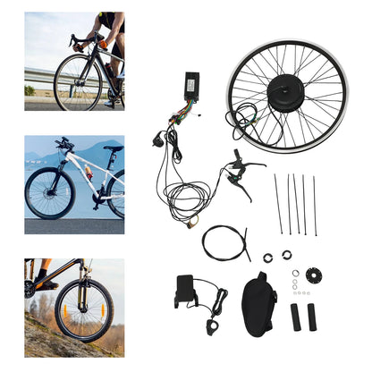 Elektrische Conversiekit – E-Bike Ombouwset – Fiets Motor – 24 Inch Motorwiel – 500W Brushless Motor – 5 Ondersteuningsstanden - QUORE