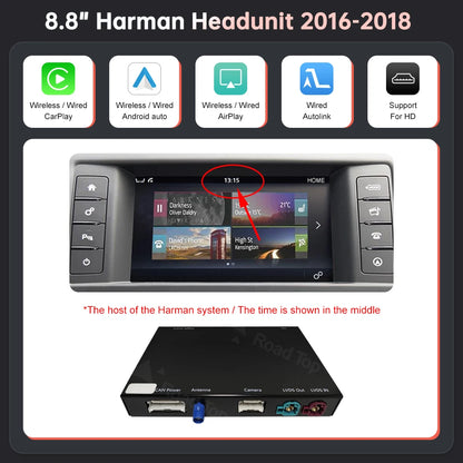 Wireless CarPlay Android Auto AI Box – Draadloze Interface Autoradio – Smartphone Connectiviteit – Mirror Link – AirPlay – Compatibel 8 Inch Scherm – Eenvoudige Plug & Play Installatie - QUORE