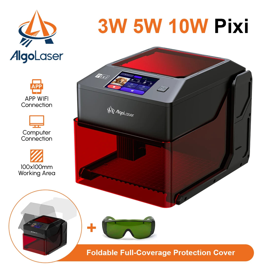 Lasergraveermachine – Lasergraveur – Graveermachine – Laser cutter – Laser snijder – 10W Krachtige Laser – Gebruiksvriendelijk 3,5-Inch Touchscreen - QUORE