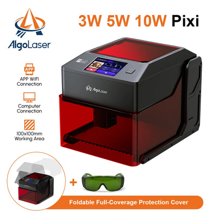Lasergraveermachine – Lasergraveur – Graveermachine – Laser cutter – Laser snijder – 10W Krachtige Laser – Gebruiksvriendelijk 3,5-Inch Touchscreen - QUORE