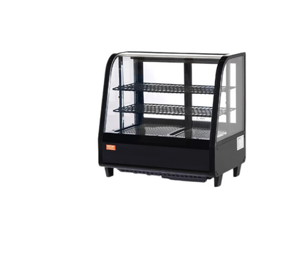 Gekoelde Displaykast – Koelvitrine – Koelkast – Presentatiekast – Bakkerskast – 278 Liter Inhoud – LED-Verlichting - 3,5 Kubieke Voet Boog