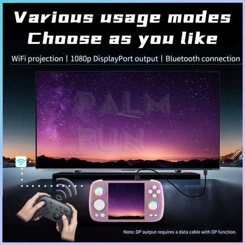 ANBERNIC RG Cube Retro Handheld Game Console 3.95 Inch Touch Screen 720*720 Android 13 Bluetooth WIFI Portable Video Player