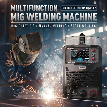 MIG Lasmachine – 4-in-1 Lasapparaat – TIG Lasmachine – MMA Lasmachine – Inverter Lasmachine – 200A Stroom – IGBT Technologie