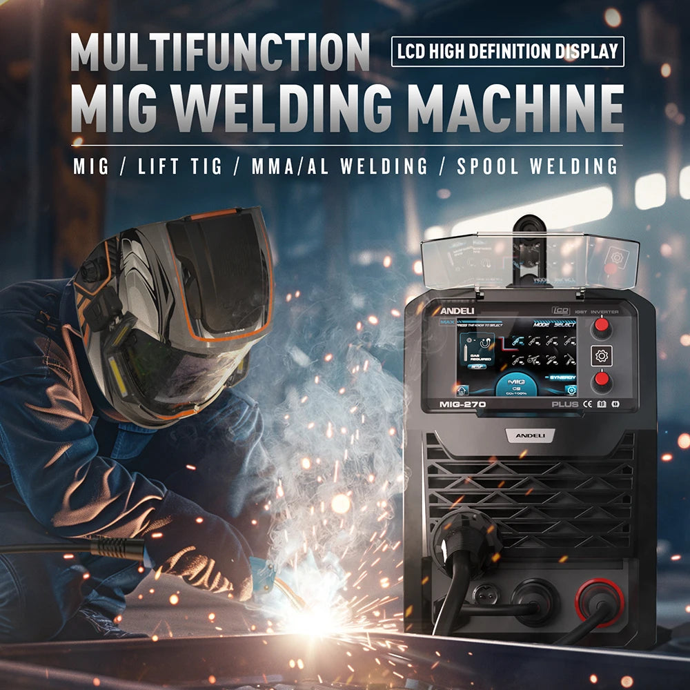 Lasapparaat – Lasmachine – Booglasapparaat – MIG Lasmachine – TIG Lasmachine – 6-in-1 Multifunctioneel – 200A Lasvermogen