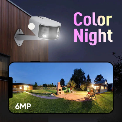 Beveiligingscamerasysteem - Camerabewaking - Beveiligingscamera - POE Camera Kit - Tweeweg Audio - 8CH NVR - 2 Camera's - Weerbestendig - Nachtzicht & Bewegingsdetectie - Binnen en Buiten - Beugel Houder - Ingebouwde HDD: 2T
