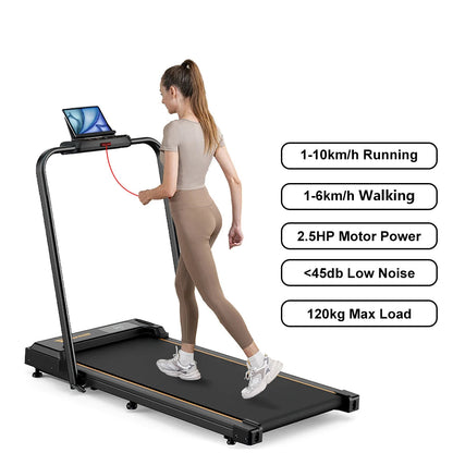 Loopband – Treadmill – Fitnessapparaat – Wandelmachine – Compact – 2,5 PK Motor – Schokdempend Systeem