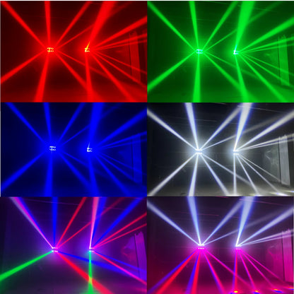 Moving Head Light – Moving Head Wash – DJ Licht – Podiumverlichting – Discolamp – Warm Light – 150W LED Vermogen – 180° Kantelbare Beam