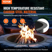 Fire Pit - Fire Bowl - Outdoor Fire Pit - Outdoor Fire Bowl - Fire Pit Bowl - Heavy Duty Carbon Steel for Outdoor Camping