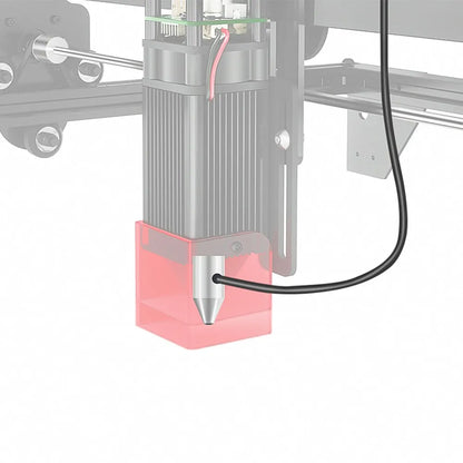 Lasergraveermachine - Lasergraveurlucht Helpt Kits - Graveermachine - Graveerder - Graveerapparaat - met 30L/Min Max Luchtstroom - AC 220V - 50Hz - 16W - 0.03 MPa - <60db - 13 x 13 x 7.8 cm - Zwart/Zilver