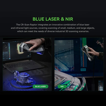 3D-scanner – 3D-scanapparaat – 3D-scansysteem – Digitale Scanner – Handscanner – Nauwkeurigheid 0,02 mm – Scansnelheid tot 60 fps