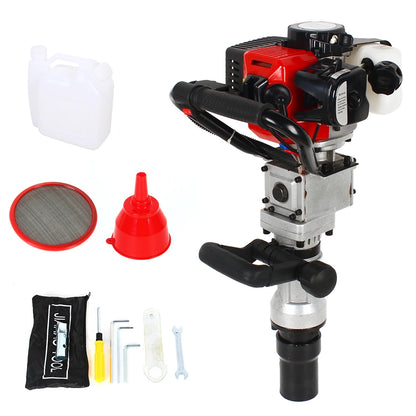Benzine Hamer – Paalhamer – Paaldrammer – Paalslager – 900W Motor – 32,7cc Motor – Anti-Slip Handgreep