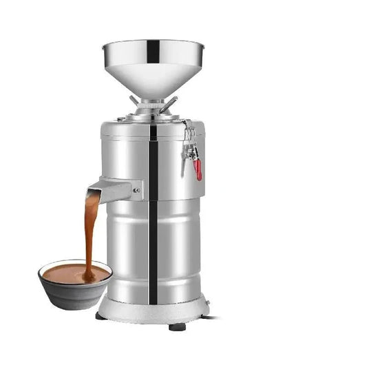 Vevor - Pindakaas Machine - Elektrisch - 1100W - 2850RPM -15 kg/u - Zelf pindakaas maken - Minder Lawaai - Commerciële Walnoten Noten Spullen Maalmachine Thuis Amandel Sesam Pulping Machine - Zilver - QUORE