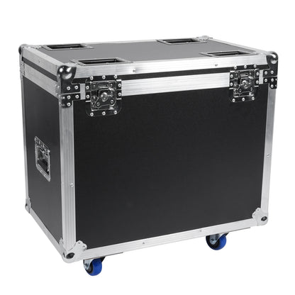Flightcase 230W Beam Moving Head Licht – Flycase – Transportkoffer – Lichtkoffer – Beschermcase – 69x40x56 cm – Schokbestendig EVA Foam – Zwenkwieltjes Met Rem - QUORE