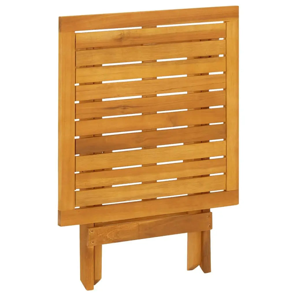 Tuinset – Loungestoel – Tuinmeubel – Lounge Set – Verstelbare Rugleuning – Massief Acaciahout – Opvouwbaar Ontwerp - 55 x 146-168 x 72-93 cm - Houtkleur