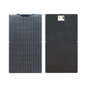 Xinpuguang - Solar panel - Foldable solar panel - solar panels complete package - Monocrystalline silicon - 3 x 100W Panel - 18V - 5.55A - Black