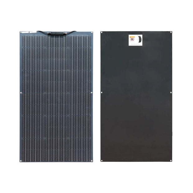 Xinpuguang - Solar panel - Foldable solar panel - solar panels complete package - Monocrystalline silicon - 3 x 100W Panel - 18V - 5.55A - Black