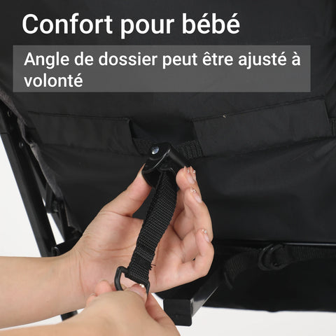 kinderwagen - Jogging buggy - Runner - Lichtgewicht kinderwagen - Baby kinderwagen - Kinderwagen - 0-60 maanden - Reizen - Opvouwbaar met één klik - Lichtgewicht - Verstelbare rugleuning - 4 zwenkwielen - Met schokdempers - Grijs
