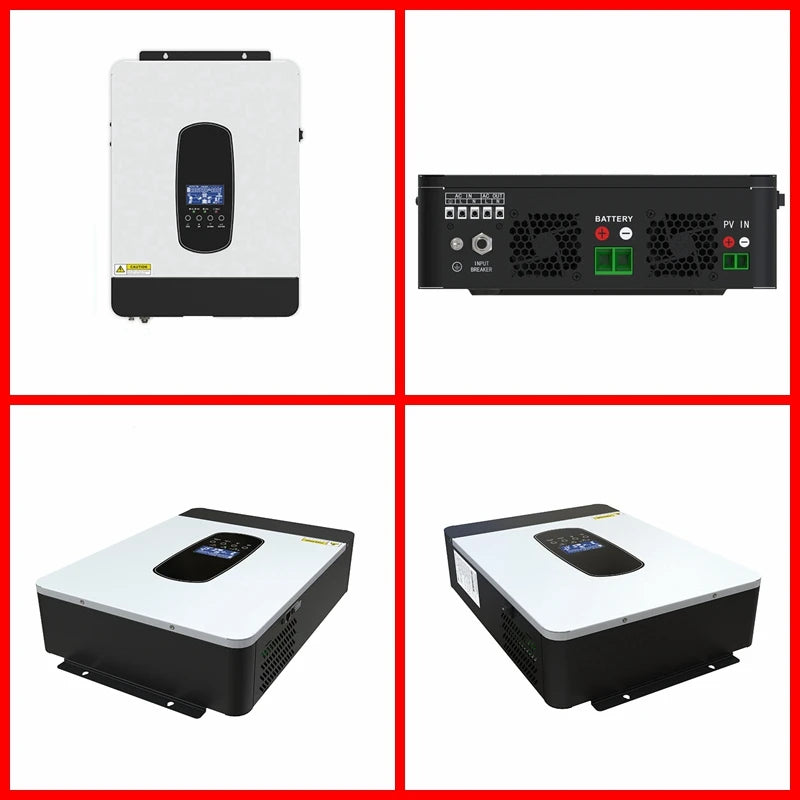 Omvormer – Spanningsomvormer – Inverter – Stroomomzetter – Solar Omvormer – 10000W Zuivere Sinusgolf – 48V DC Naar 230V AC - QUORE