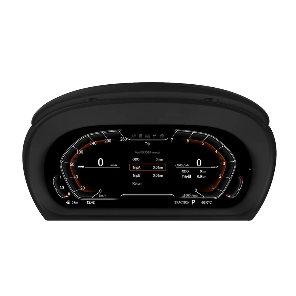 Digitaal Dashboard – LCD Scherm – Virtuele Cockpit – Auto Paneel – Snelheidsmeter – 12,3 Inch HD Display – Plug & Play Installatie