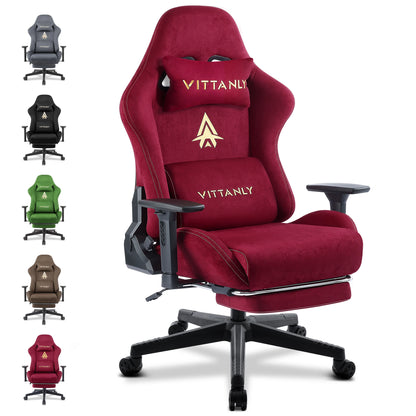 Ergonomische bureaustoel – Gaming stoel – Office chair – Draaistoel – Computestoel – Verstelbare zithoogte – Echt leren bekleding – Grijs - QUORE