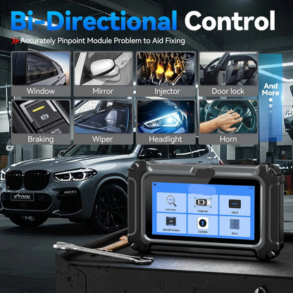 Diagnose Tool – Diagnosetester – Auto Scanner – ECU Programmer – Systeemscan – 25+ Functies – Levenslange Updates