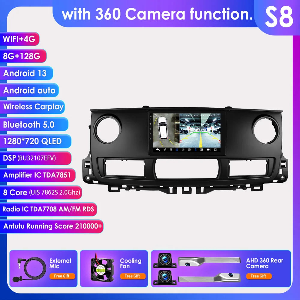 Android Car Radio Multimedia Player for Renault Master 2003 - 2011 Stereo Auto GPS Carplay 2DIN Car Intelligent Navigation WIFI