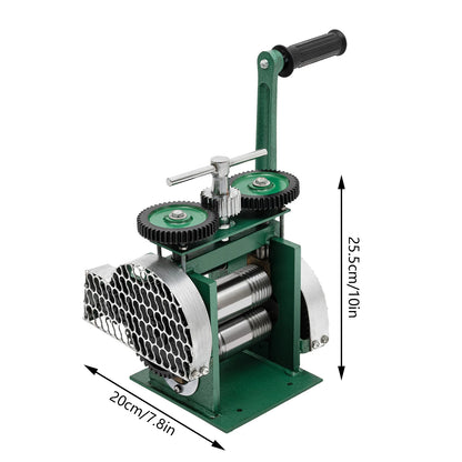 Rolmachine Sieraad – Sieraad Rolmachine – Metaal Rolmachine – Handmatige Rolmachine – Drie-In-Eén Rollersysteem – Hittebehandeld Staal - QUORE