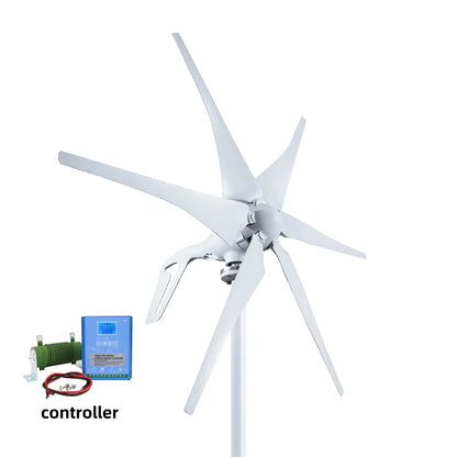 Windturbine - Windmolen - Windturbine Generator - Windenergie - 1000W - 12V - met Hybride Controller - Stille en Efficiënte Energieoplossing voor Thuisgebruik en Off Grid Systemen