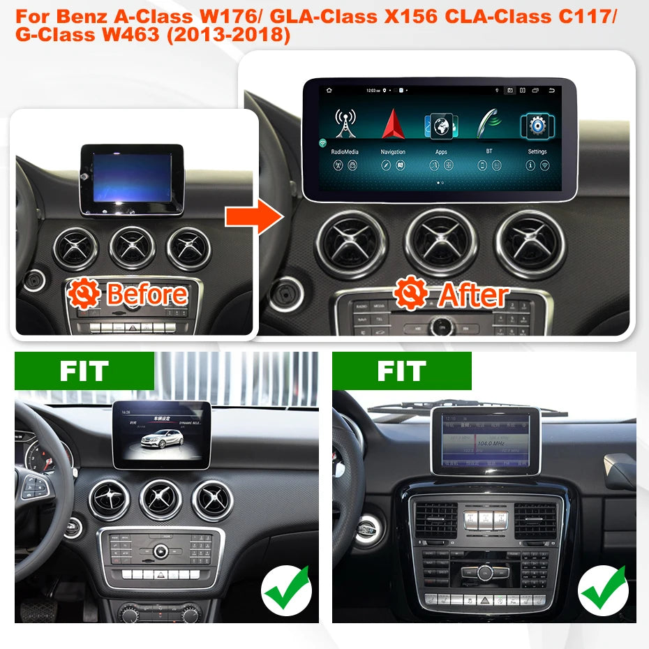 Autoradio – Autospelers – Multimedia Speler – 2DIN Navigatie – Android 13 – 10,25 Inch Touchscreen – Wireless CarPlay