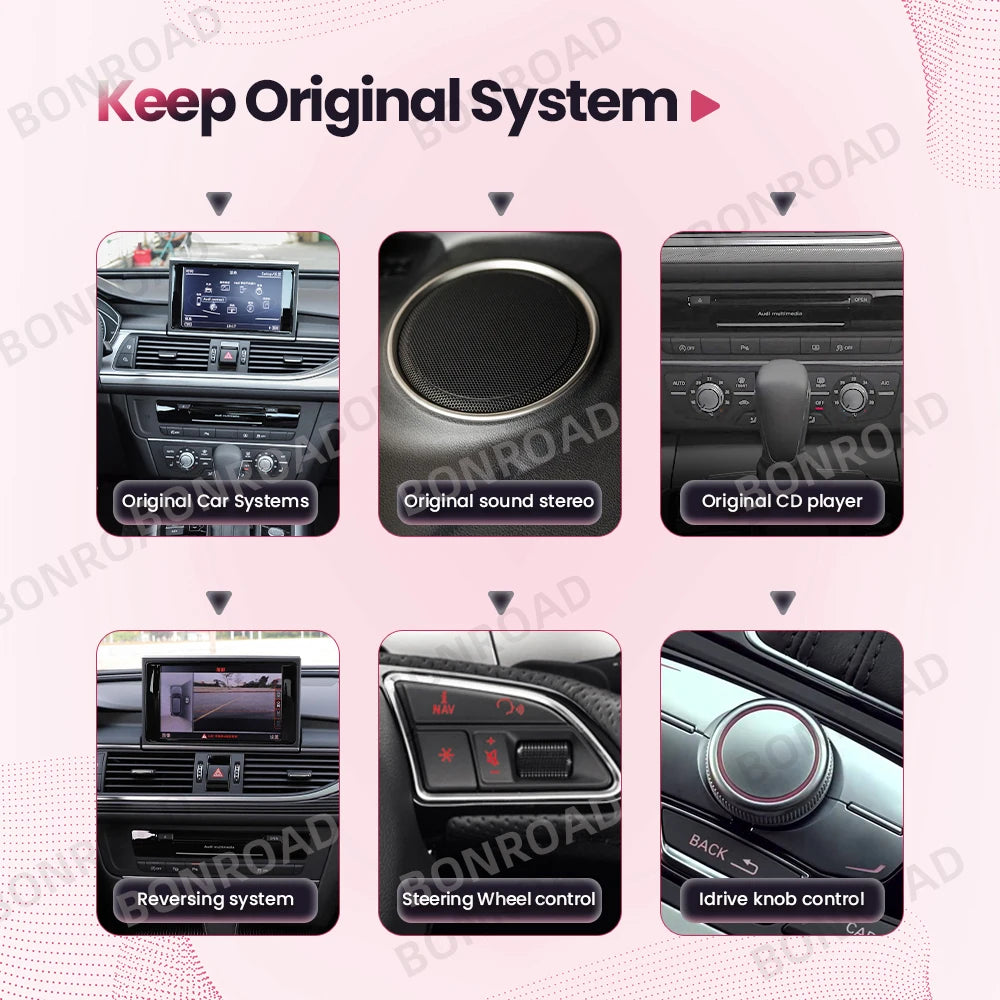 Draadloze CarPlay Interface – Android Auto Adapter – Smartphone Connectie Module – Infotainment Upgrade – HNR Variant – Compatibel Audi A6 A7 2011-2015 – Bluetooth Integratie – Mirror Link Ondersteuning