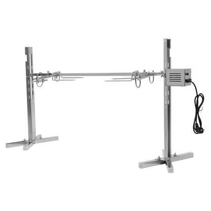 Elektrische Speenvarken Grill – Rotisserie Grill – Barbecue Grill – Vlees Rooster – Spies Grill – RVS – 72 cm Spieslengte – Max 30 kg Belastbaar