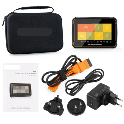 OBD2 Scanner - OBD - Diagnosecomputer - Storing Verwijderen - Uitleesapparatuur - Auto Uitlezen - Diagnose apparatuur voor auto's - met Volledige Systeemdiagnose & 24+ Resetfuncties – Geschikt voor ABS, SAS, TPMS en Meer – Geel