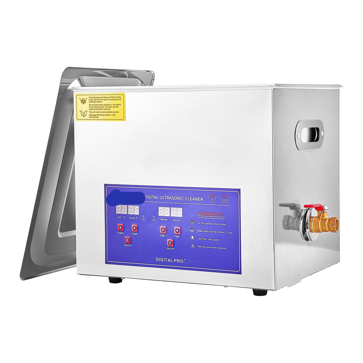 Ultrasoon Reiniger - Reinigingsapparaat voor Brillen - Reinigingsmachine - 3L met Digitaal Display en Verwarming – RVS Reinigingsapparaat voor Thuis en Professioneel Gebruik
