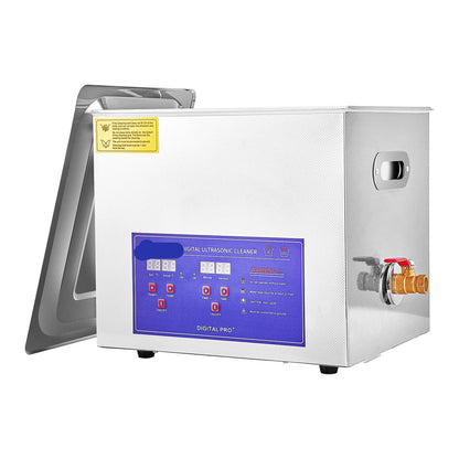 Ultrasoon Reiniger - Reinigingsapparaat voor Brillen - Reinigingsmachine - 3L met Digitaal Display en Verwarming – RVS Reinigingsapparaat voor Thuis en Professioneel Gebruik