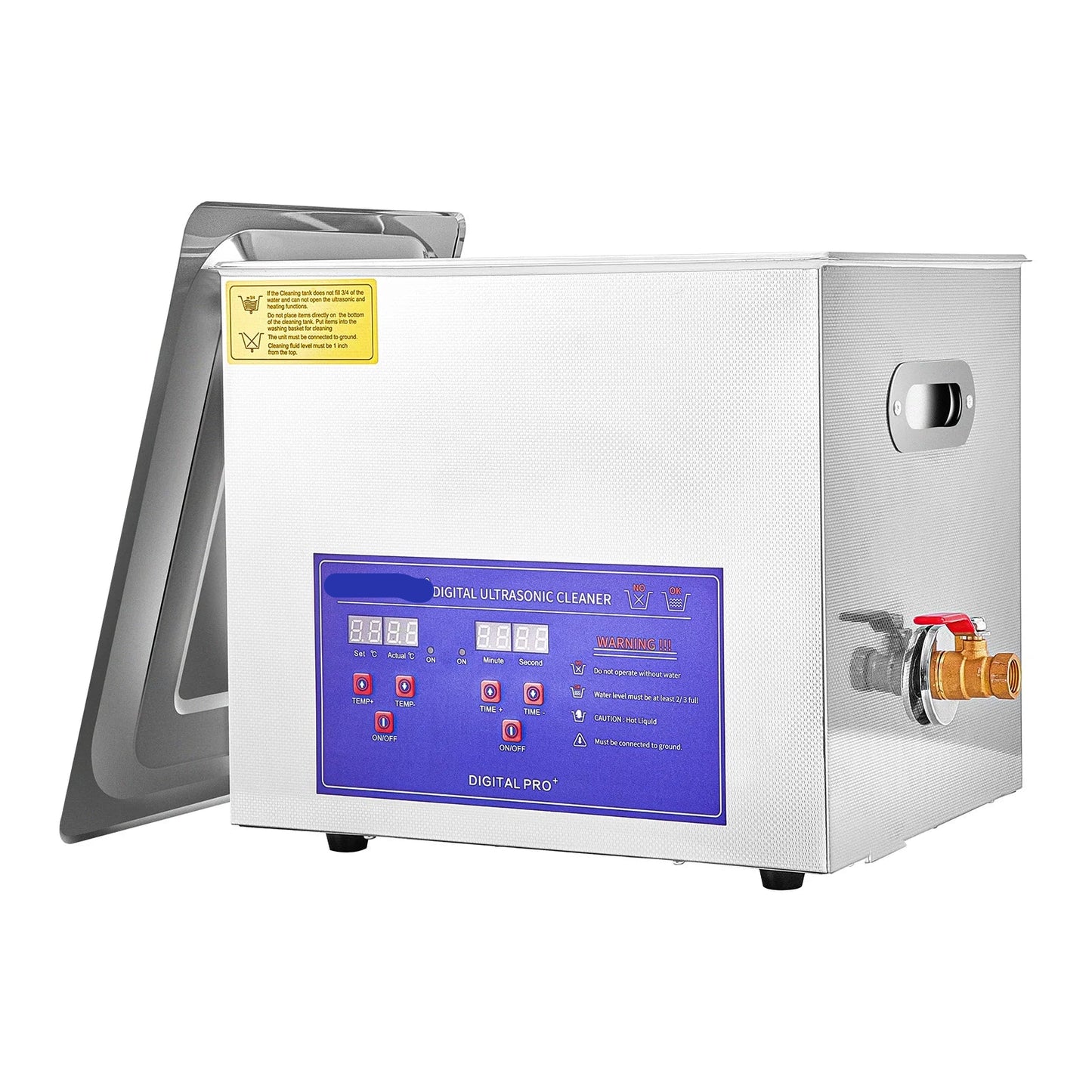 Ultrasoon Reiniger - Reinigingsapparaat voor Brillen - Reinigingsmachine - 6.5L met Digitaal Display en Verwarming – RVS Reinigingsapparaat voor Thuis en Professioneel Gebruik