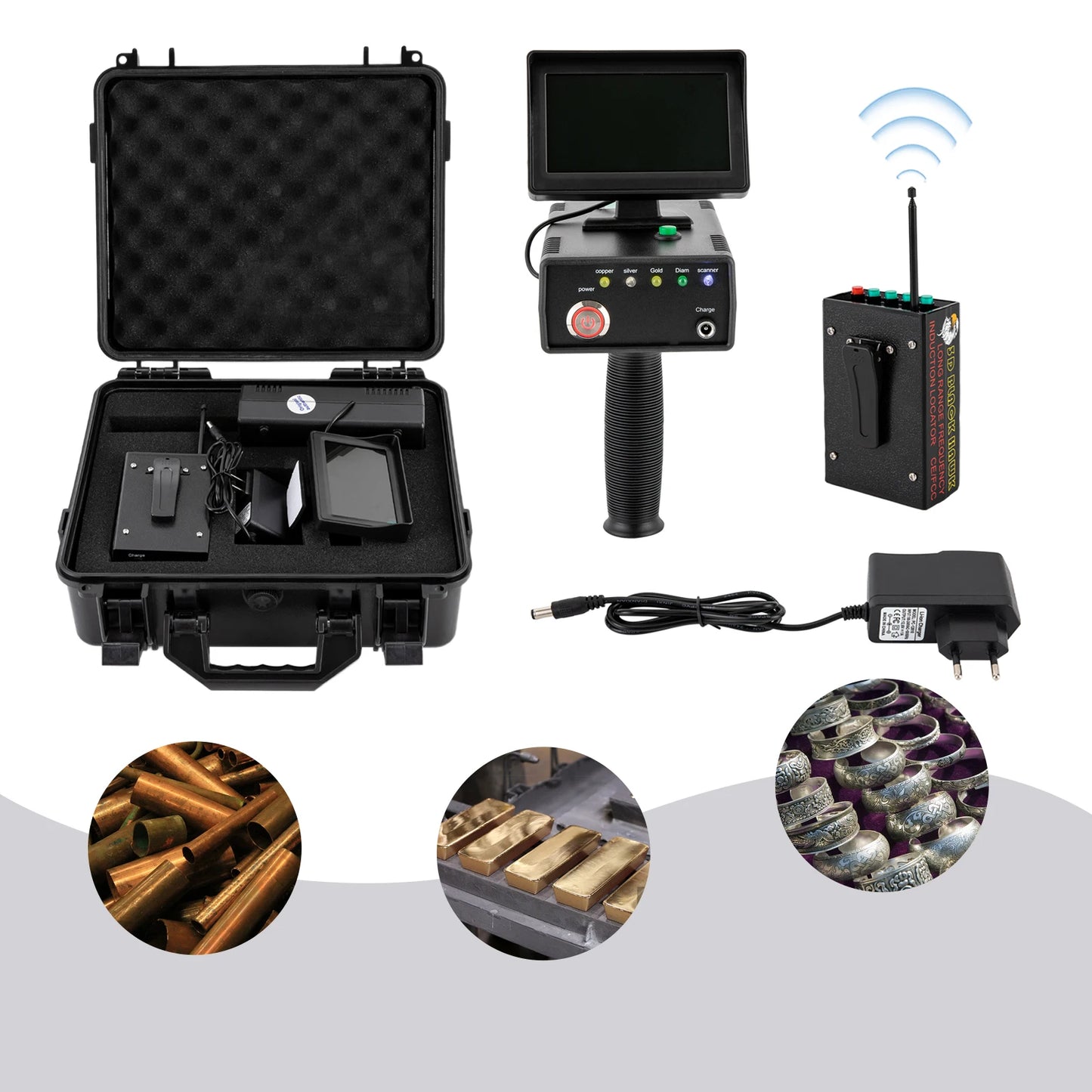 Metaaldetector – Metaalzoeker – Schatvinder – Detector – Metaalvinder – Groot Detectiebereik – Nauwkeurige Metaalherkenning