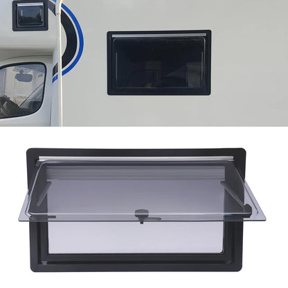 Ventilatieraam – Caravanraam – Kampeerraam – Ventilatiescherm – Insectenhor – Aluminium Frame – Flexibele Openingshoek