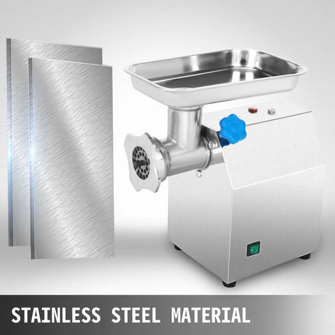 Meat grinder - Food processor - Food robot - Vegetable cutter - 850W - 60Hz - 122 Kg/H - 190RPM - Food processor - Mincer - Silver