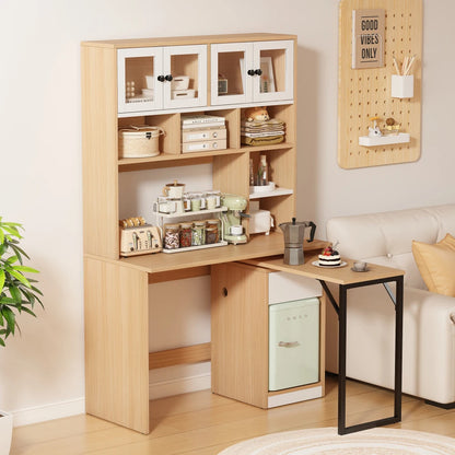 Hoge Kast – Boekenkast – Opbergkast – Kantoorkast – Vitrinekast – 180 Cm Hoog – Acryldeuren