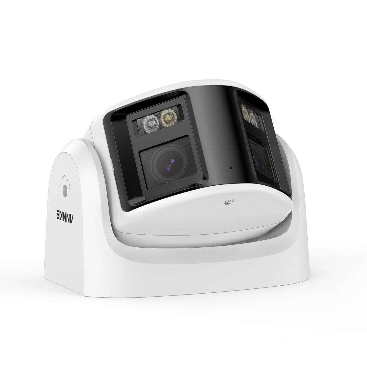 Beveiligingscamerasysteem - 6MP Camera - 2.8MM - Openlucht - CMOS - Bewakingscamera - AI-menselijke detectie -  Beveiligingscamera - 1 stuk - Wit - QUORE