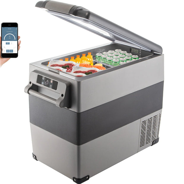 Koelkast - Minikoelkast voor Dranken - Minifridge - Minikoelkast Eten & Drinken - Minikoelkast - Koelkasten - 110-240V - Autokoelkast - 35L