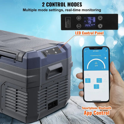 Auto Koelkast - Camping Koelkast - Draagbare Auto Koelbox - Compressor Koelkast 12V/24V - 25L - Snelle Koeling - Energiezuinig - Voor Auto - Camper - en Boot